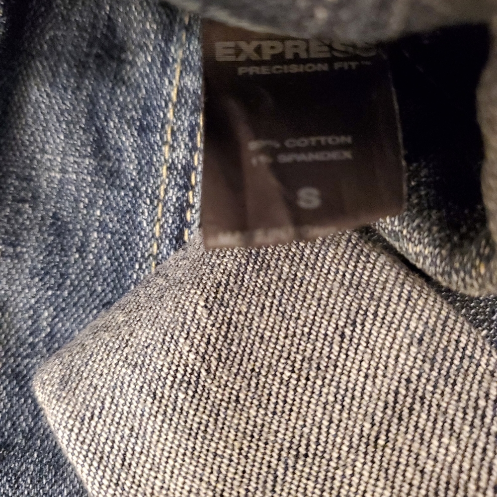 🎉HP🎉 EXPRESS Women's Small Denim Jean Jacket - Picture 5 of 5